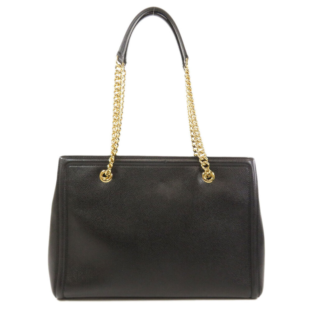 Salvatore Ferragamo Rion Leather Shoulder Tote Vara Chain Bag